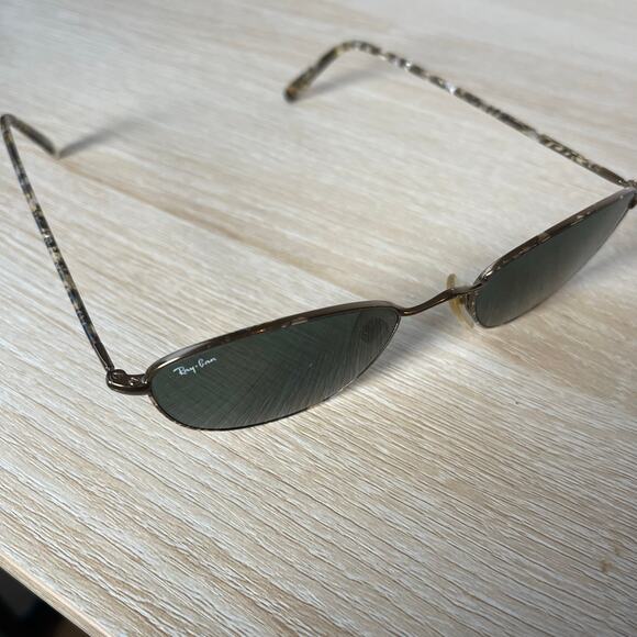 Vintage B&L Ray-Ban W2656 PPAS Sunglasses Slim Line Marble Brown RARE! - Picture 8 of 14